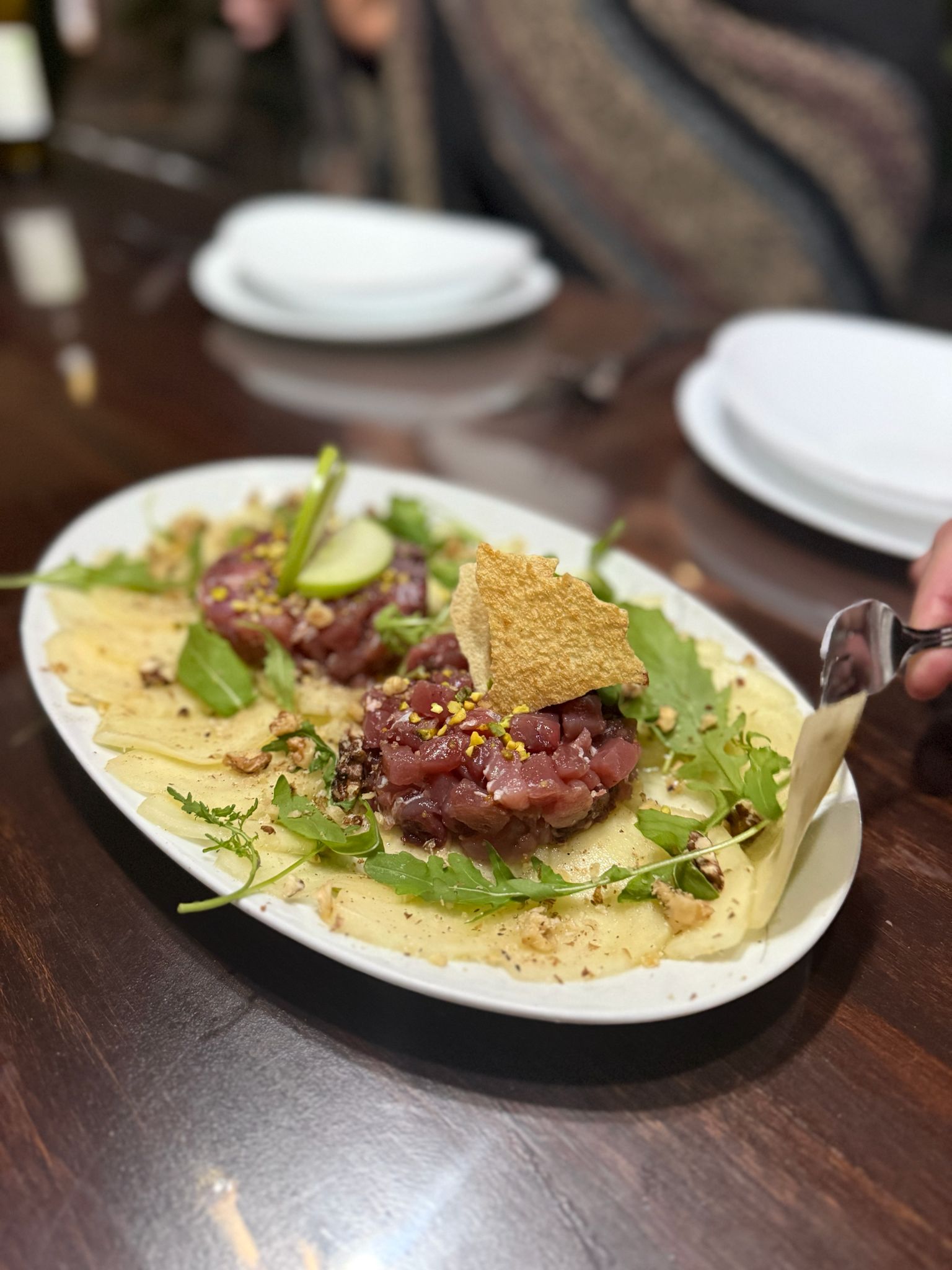 Levant dish presentation