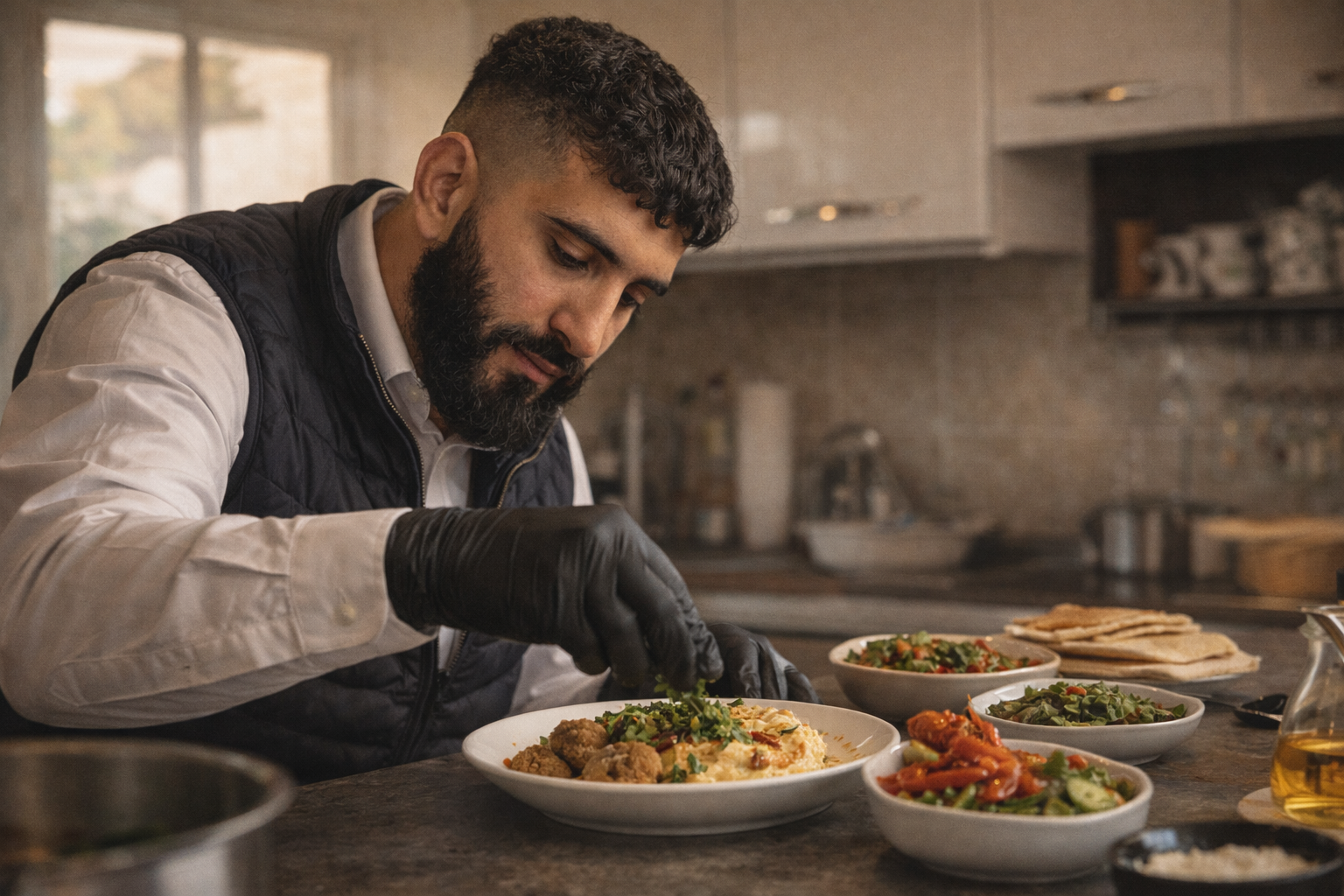 Elegant dining table setting